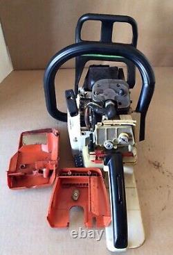 STIHL 024 Chainsaw Powerhead Only. RUNS. 190 PSI Compression Red Lever FREE SHIP