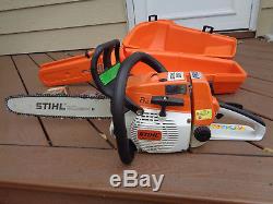 STIHL 026 PRO PROFESSIONAL CHAINSAW With CASE MINT ORIGINAL HARDLY USED
