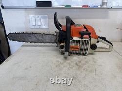 STIHL 028 AV Red Lever Chainsaw 16 Bar & Chain Runs and Cuts Like It Should