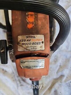 STIHL 028 AV WOOD BOSS CHAINSAW with Bar and Chain Runs Great lots of compression