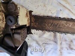 STIHL 028 AV WOOD BOSS CHAINSAW with Bar and Chain Runs Great lots of compression