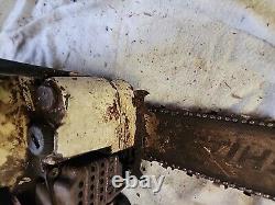 STIHL 028 AV WOOD BOSS CHAINSAW with Bar and Chain Runs Great lots of compression