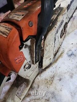STIHL 028 AV WOOD BOSS CHAINSAW with Bar and Chain Runs Great lots of compression