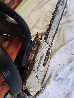STIHL 028 AV WOOD BOSS CHAINSAW with Bar and Chain Runs Great lots of compression