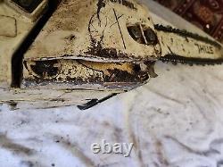 STIHL 028 AV WOOD BOSS CHAINSAW with Bar and Chain Runs Great lots of compression
