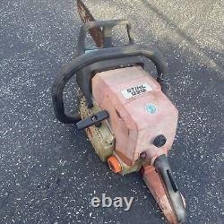STIHL 029 Farm Boss Chainsaw 56cc SAW With 16in Bar / Chain Starts And Runs