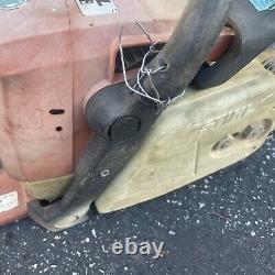 STIHL 029 Farm Boss Chainsaw 56cc SAW With 16in Bar / Chain Starts And Runs