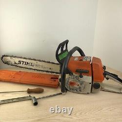 STIHL 034AV Electronic Quickstop Chainsaw with20 Bar, Tools and Chain Cover