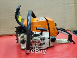 STIHL 034 CHAINSAW 57cc CHAIN SAW SEIZED BAD HANDDLE SOME GOOD PARTS WS 135