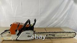 STIHL 046 Magnum Professional ChainsawDual Port Muffler Two 25 Bars & Chains