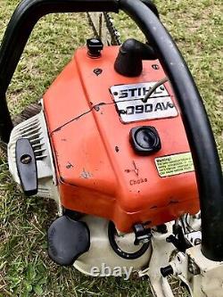 STIHL 090AV Chainsaw 137cc Rare Vintage All Original Cond. Complete Runs 100%