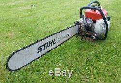 STIHL 090 AV Chainsaw Cleaned & Serviced Vintage Saw Very Clean Runs Great