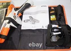 STIHL GTA26 PRUNER CHAINSAW WithXTR CHAIN, CARRYING CASE, BATTERY, CHARGER, HOLSTER
