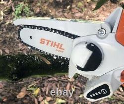 STIHL GTA 26 Handheld Pruner Chain Saw Battery Powered Carry Case Charger Oil