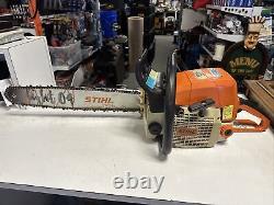 STIHL MS039 Chainsaw that has a wide range of uses Runs Great 20 Bar N Chain