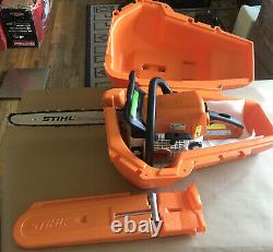 STIHL MS210 35cc 16'' GAS POWERED CHAIN SAW CASE & MANUAL EXCELLENT CONDITION