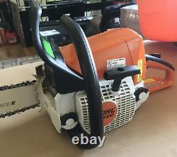 STIHL MS210 35cc 16'' GAS POWERED CHAIN SAW CASE & MANUAL EXCELLENT CONDITION