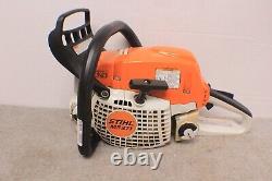 STIHL MS271 Farm Boss Pull Start Gas Chainsaw Head 50.2 cc. TESTED