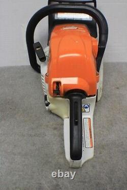 STIHL MS271 Farm Boss Pull Start Gas Chainsaw Head 50.2 cc. TESTED