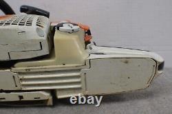 STIHL MS271 Farm Boss Pull Start Gas Chainsaw Head 50.2 cc. TESTED