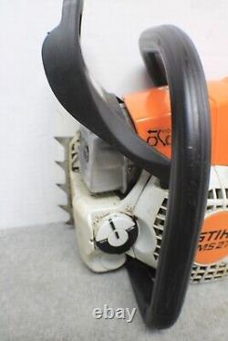 STIHL MS271 Farm Boss Pull Start Gas Chainsaw Head 50.2 cc. TESTED