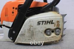 STIHL MS271 Farm Boss Pull Start Gas Chainsaw Head 50.2 cc. TESTED