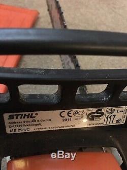 STIHL MS291 55cc petrol chainsaw 16 forestry arborist like sthil ms261 ms361