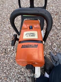 STIHL MS660 066 Magnum Chainsaw Full Refurb. New Big Bore Pop Up Cylinder