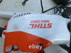 STIHL MSA 120C ELECTRIC CHAINSAW WITH CHARGER & BATTERY USED lightly