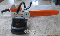 STIHL MSA 120C ELECTRIC CHAINSAW WITH CHARGER & BATTERY- video to see/hear it