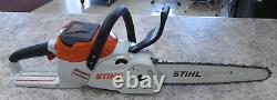 STIHL MSA 120C ELECTRIC CHAINSAW WITH CHARGER & BATTERY- video to see/hear it