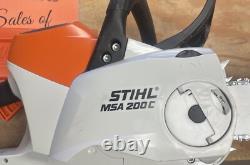 STIHL MSA 200C Battery Powered Electric Chainsaw, 12 Bar, SAW ONLY comes as pic