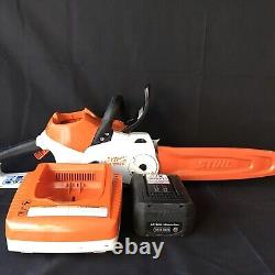 STIHL MSA 200C CHAINSAW WithBATTERY AP 300 AND CHARGE