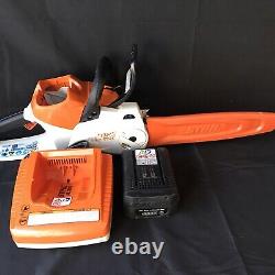 STIHL MSA 200C CHAINSAW WithBATTERY AP 300 AND CHARGE