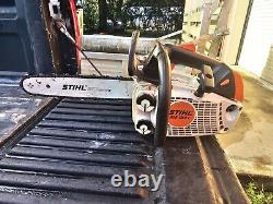 STIHL MS 193 T 30.1 CC 14 Top Handle Chainsaw with (3) Extra Chains & Air Filter