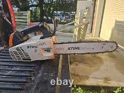 STIHL MS 193 T 30.1 CC 14 Top Handle Chainsaw with (3) Extra Chains & Air Filter