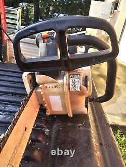 STIHL MS 193 T 30.1 CC 14 Top Handle Chainsaw with (3) Extra Chains & Air Filter