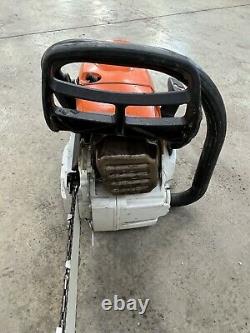 STIHL MS 362 GAS POWERED CHAINSAW SAW With 20 inch BAR AND CHAIN TESTED RUNS