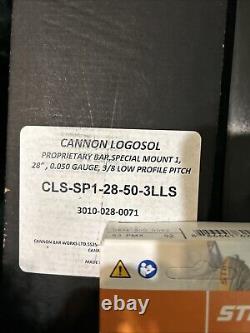 STIHL Ripping Chain 3614 000 0092 & Logosol 28 Proprietary Bar. 050 Gauge