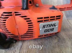 Stihl 009 Chainsaw. For Parts or Repair VTG BAR CHAIN ESTATE FIND CLIMBING SAW