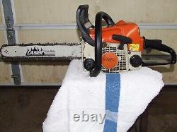 Stihl 017 Chainsaw -16in- Runs, Good Compression, With New Extra Chains