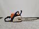 Stihl 017 Gasoline Powered Chainsaw w 14 Bar & Chain