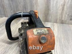 Stihl 020T Germany Chainsaw For Parts or Repair Power Head Only