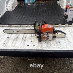 Stihl 024 AV Wood Boss Chainsaw W 18 Bar Chain Runs Strong Missing Cover