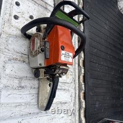Stihl 024 AV Wood Boss Chainsaw W 18 Bar Chain Runs Strong Missing Cover