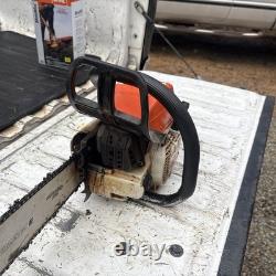 Stihl 024 AV Wood Boss Chainsaw W 18 Bar Chain Runs Strong Missing Cover