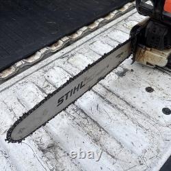 Stihl 024 AV Wood Boss Chainsaw W 18 Bar Chain Runs Strong Missing Cover