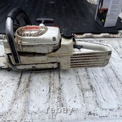 Stihl 024 AV Wood Boss Chainsaw W 18 Bar Chain Runs Strong Missing Cover