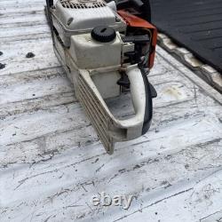 Stihl 024 AV Wood Boss Chainsaw W 18 Bar Chain Runs Strong Missing Cover