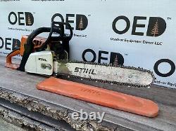 Stihl 025 Wood Boss Chainsaw 45CC 1-OWNER SAW With 18 Bar/Chain MS250 SHIPSFAST